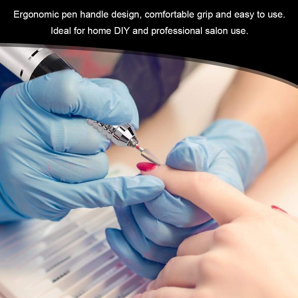 35000RPM taladro de uñas eléctrico Handpiece, manicura pedicura pulido forma herramientas, taladro de uñas acrílico herramientas uñas falsas accesorios