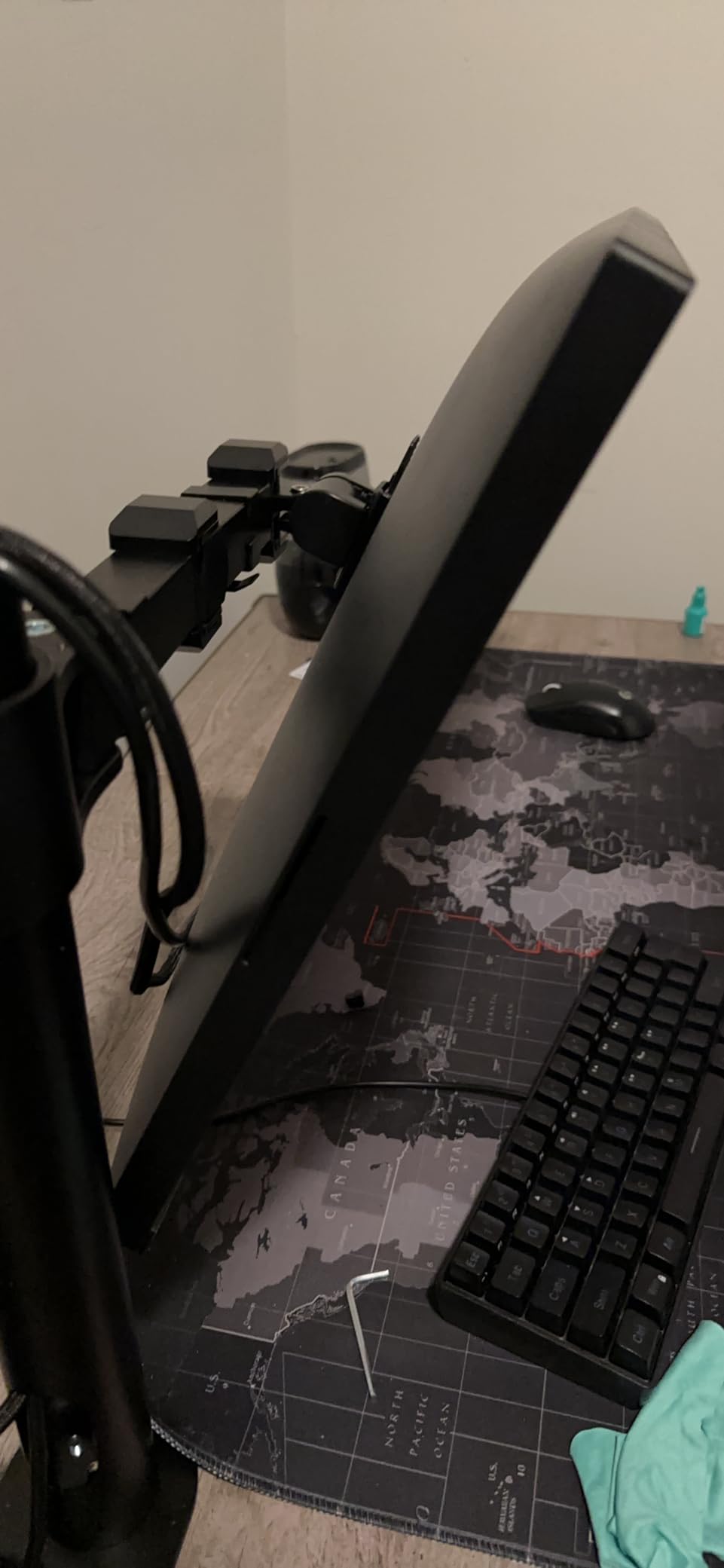 Monitor keeps tilting down.