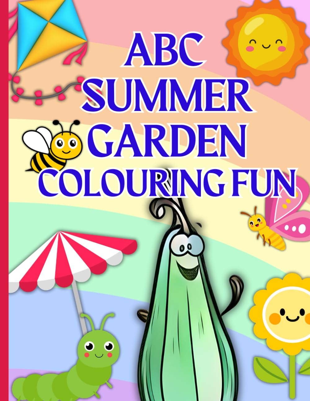 ABC Summer Garden Colouring Book: Children's Alphabet Summer Colouring-in
