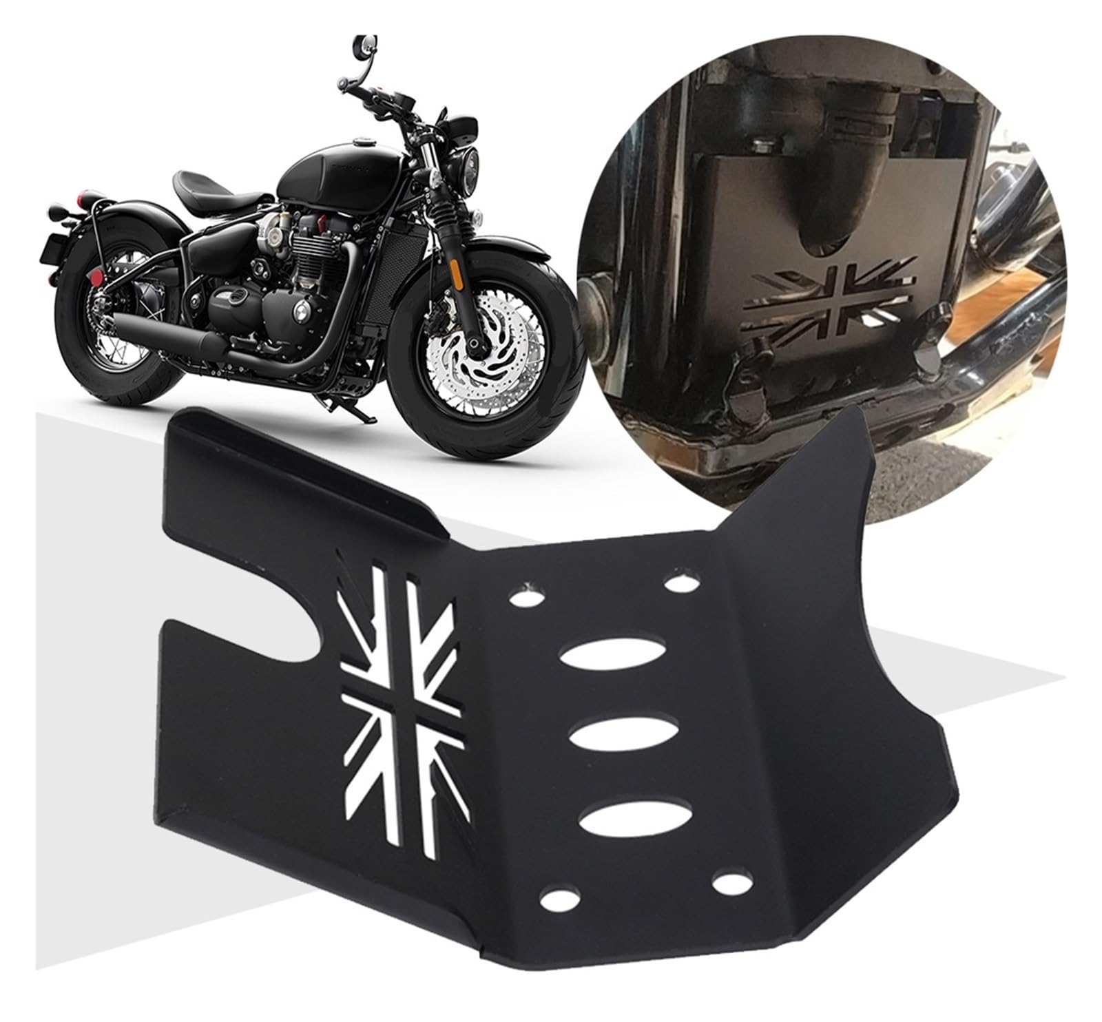 Paracoppa motore moto Per Bonneville Per Bobber Copertura Di Protezione Del Motore Motociclo Telaio Sotto La Piastra Paramotore Accessori Per Della Pancia