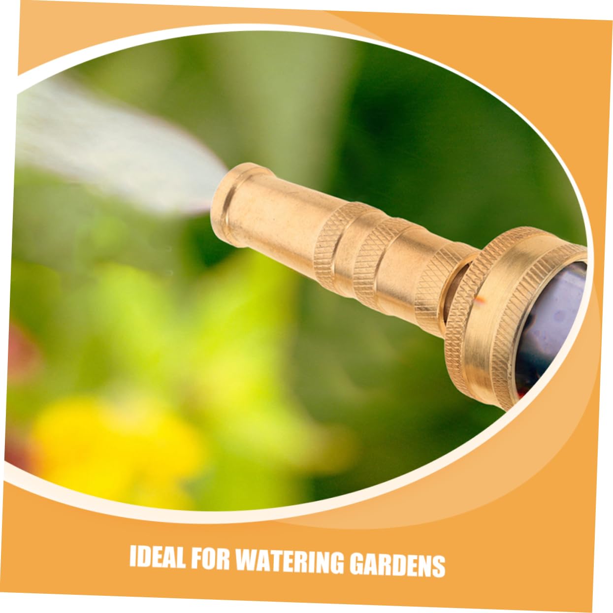 Messing-Gartenschlauch-Sprühdüsen, Twist-Wasserstab-Sprüher für Rasen und Pflanzen, langlebige Messingkonstruktion, effiziente Bewässerungslösung