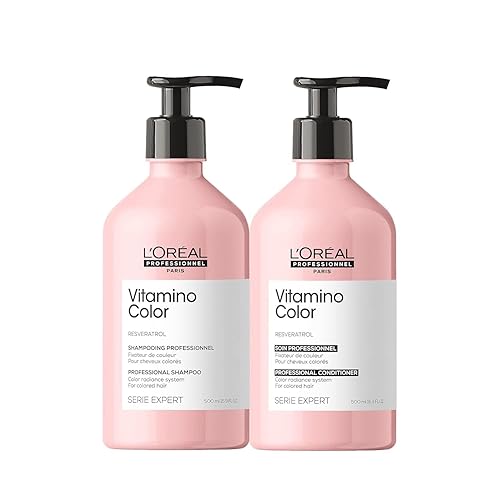 L'Oréal Professionnel Paris Vitamino Color Champú y Acondicionador - Protege y preserva el color del cabello, evita daños, añade vitalidad y mejora