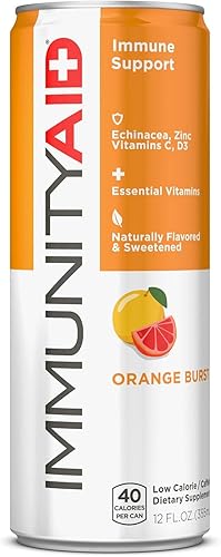 Miniatura 1 de LIFEAID Mezcla de bienestar con equinácea zinc astrágalo vitamina C solo 45 calorías 100 limpias veganas sin gluten, sin sabores artificiales, latas