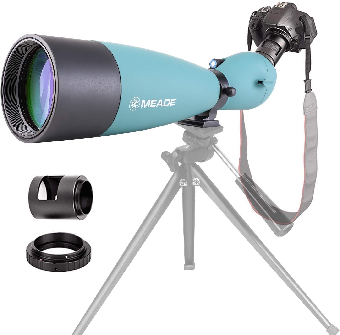 Meade 15-45x65 Zoom Waterproof Spotting Scope,Monocular for Birdwatching Target Shooting Archery Outdoor Activities,with Canon Photography Adapter (15-45x65)