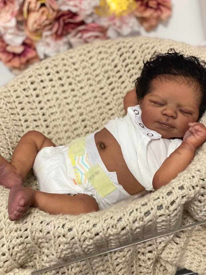 Muñeca Reborn Bebé 18 Pulgadas de Silicona de Cuerpo Completo