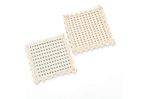Cotton Knit Fabric Coasters for Drinks