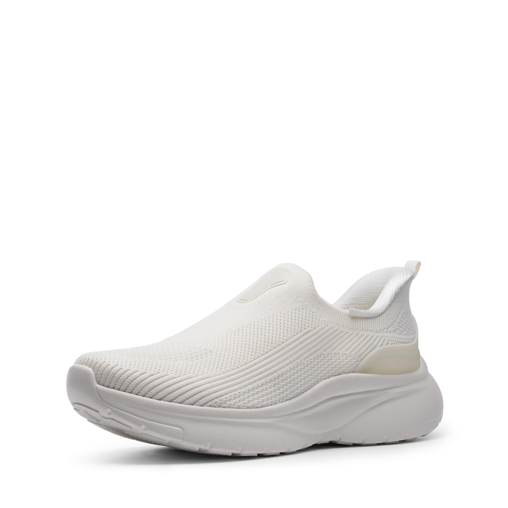 Photo 1 of NORTIV 8 Women's Slip on Walking Shoes Hands Free Non-Slip Lightweight Gym Workout Casual Comfort Breathable Running Tennis SwiftSleek Fashion Sneakers,Size 8.5,White,NWUMWA2401
