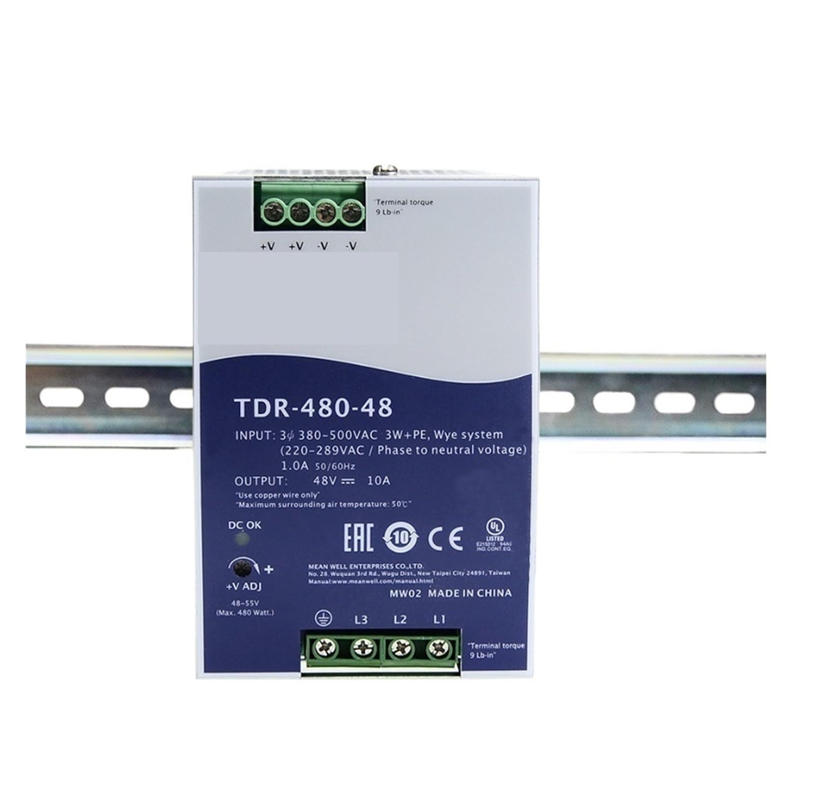 BFSYDLUJ TDR-480 TDR-480-24 24V 20A 480W