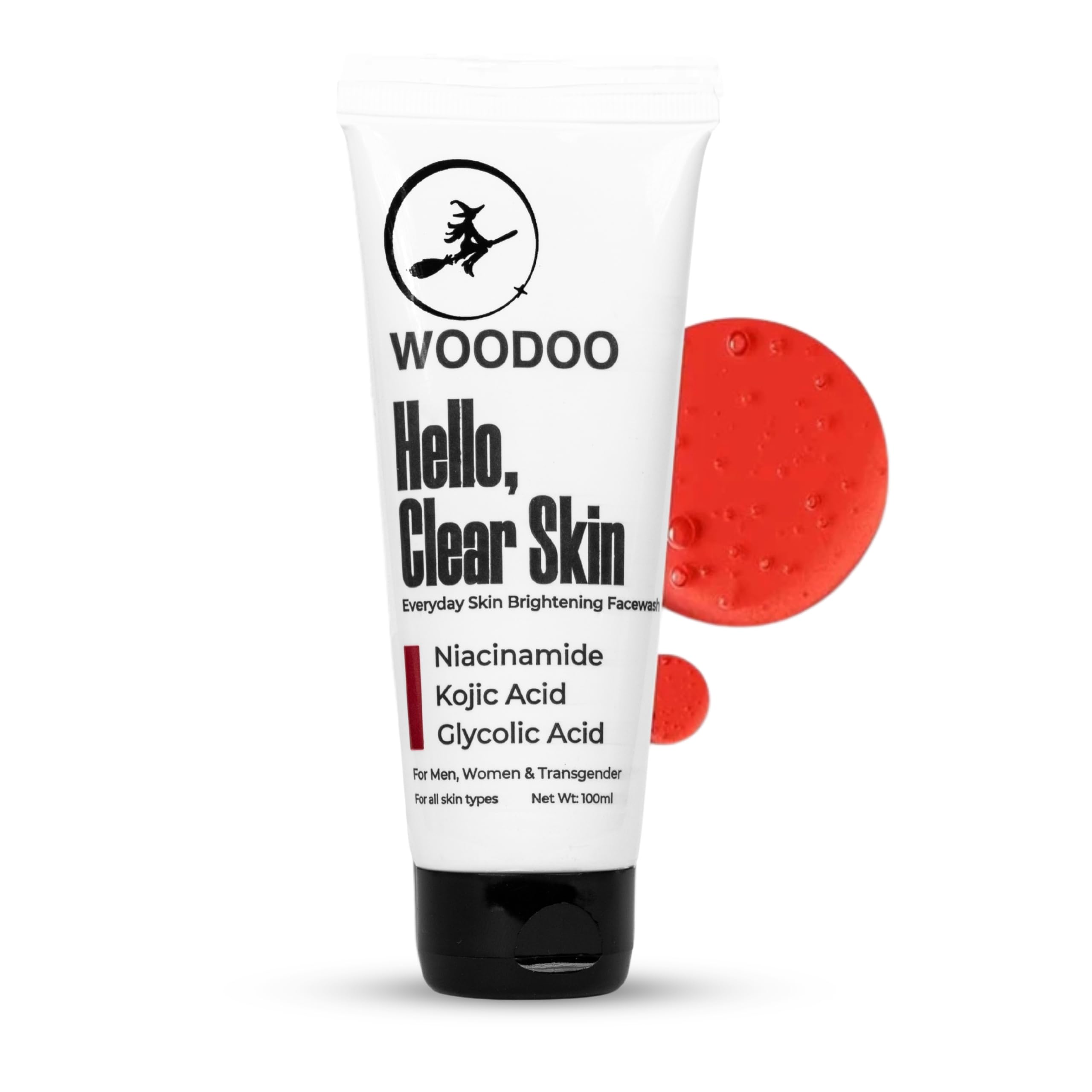 WOODOO Hello Clear Skin Face Wash 100ml - Image 1
