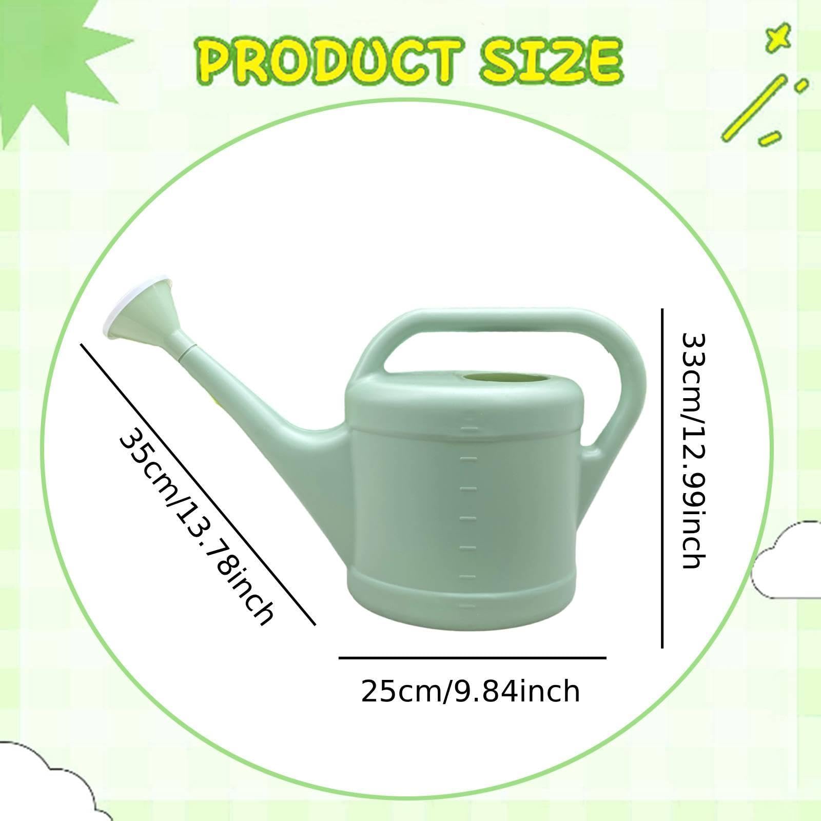Arrosoir à Arrosoir Arrosoir d'Arrosage Arrosoir Jardin Grande Bec Long Amovible pour Arrosage Précis Matière PP Résistante, 8L