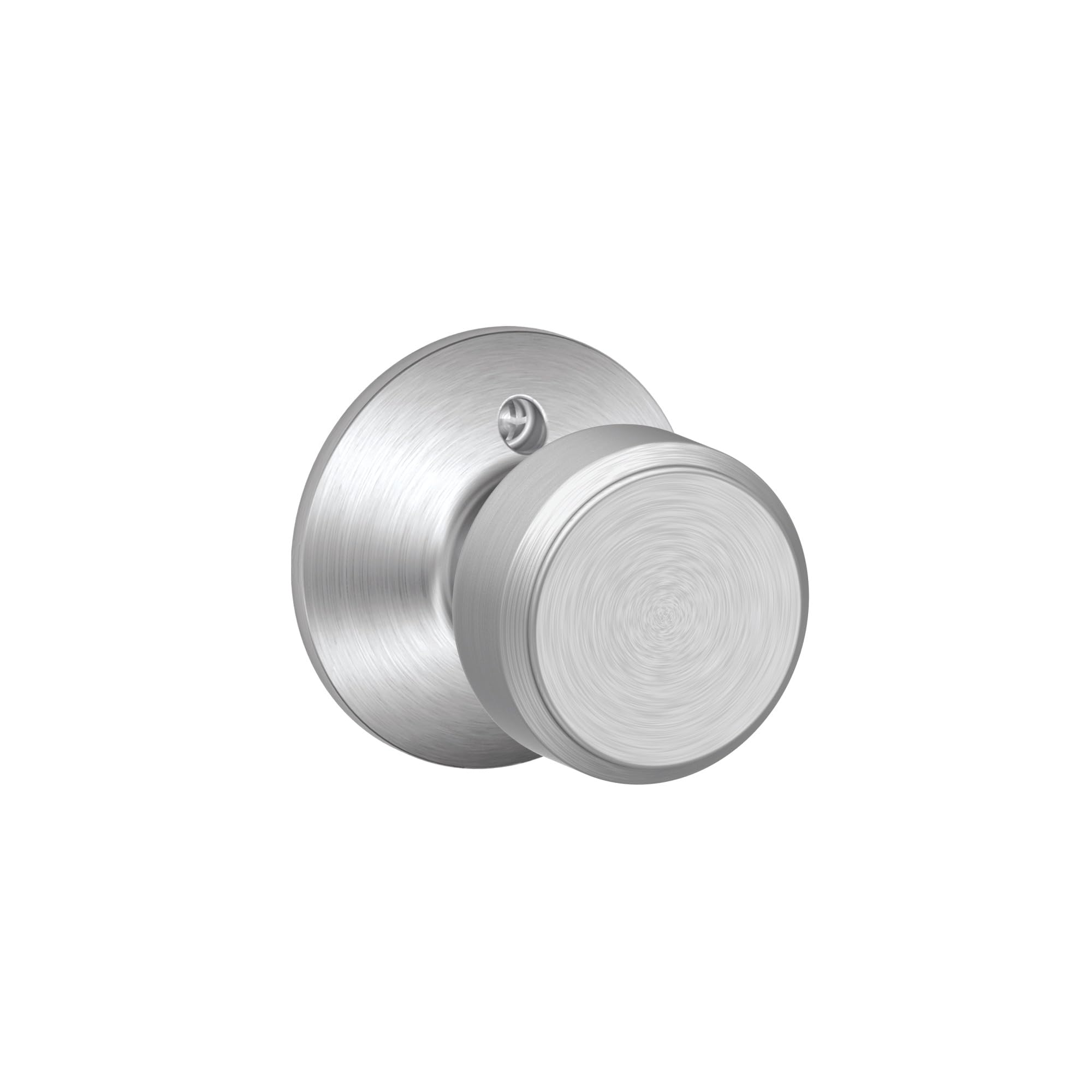 SCHLAGE Bowery Non-Turning Dummy Door Knob, Trim, Satin Chrome