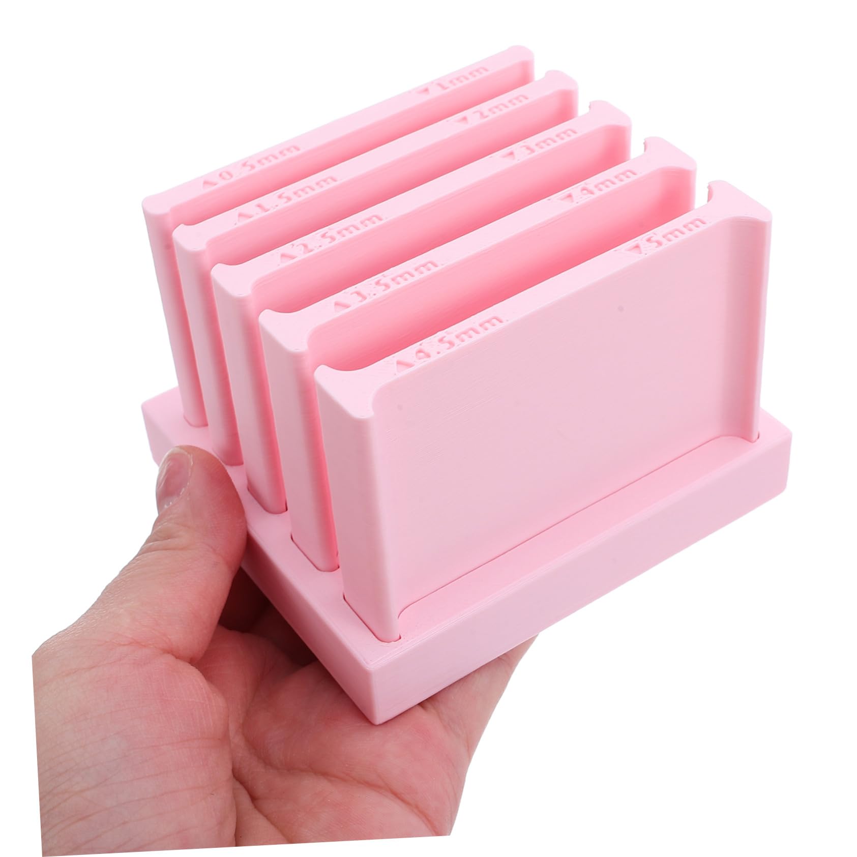 Artibetter Kit di Strumenti per Argilla Polimerica Guida per Rulli, Design Misurazione Precisa in PLA, Set 1 Pezzo per Modellare e Creare Manualmente
