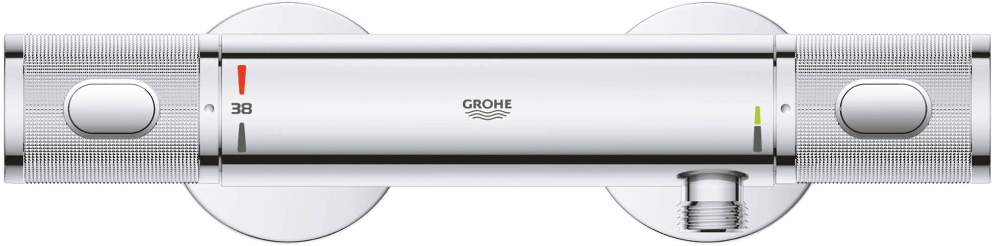 Grohe Precision Flow Quickfix douchethermostaat chroom