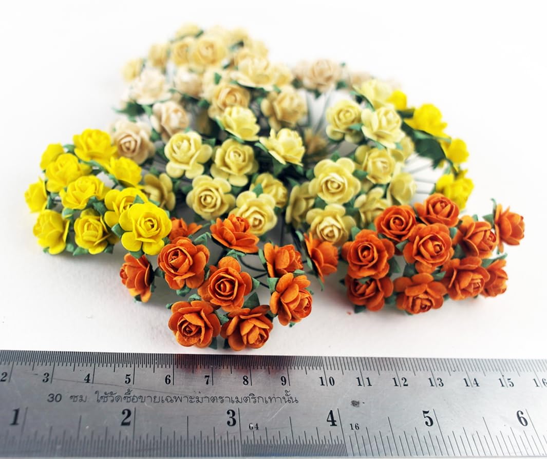 Kunstmatige Rozen, Kunstbloemen 50 Stuks Moerbeipapier