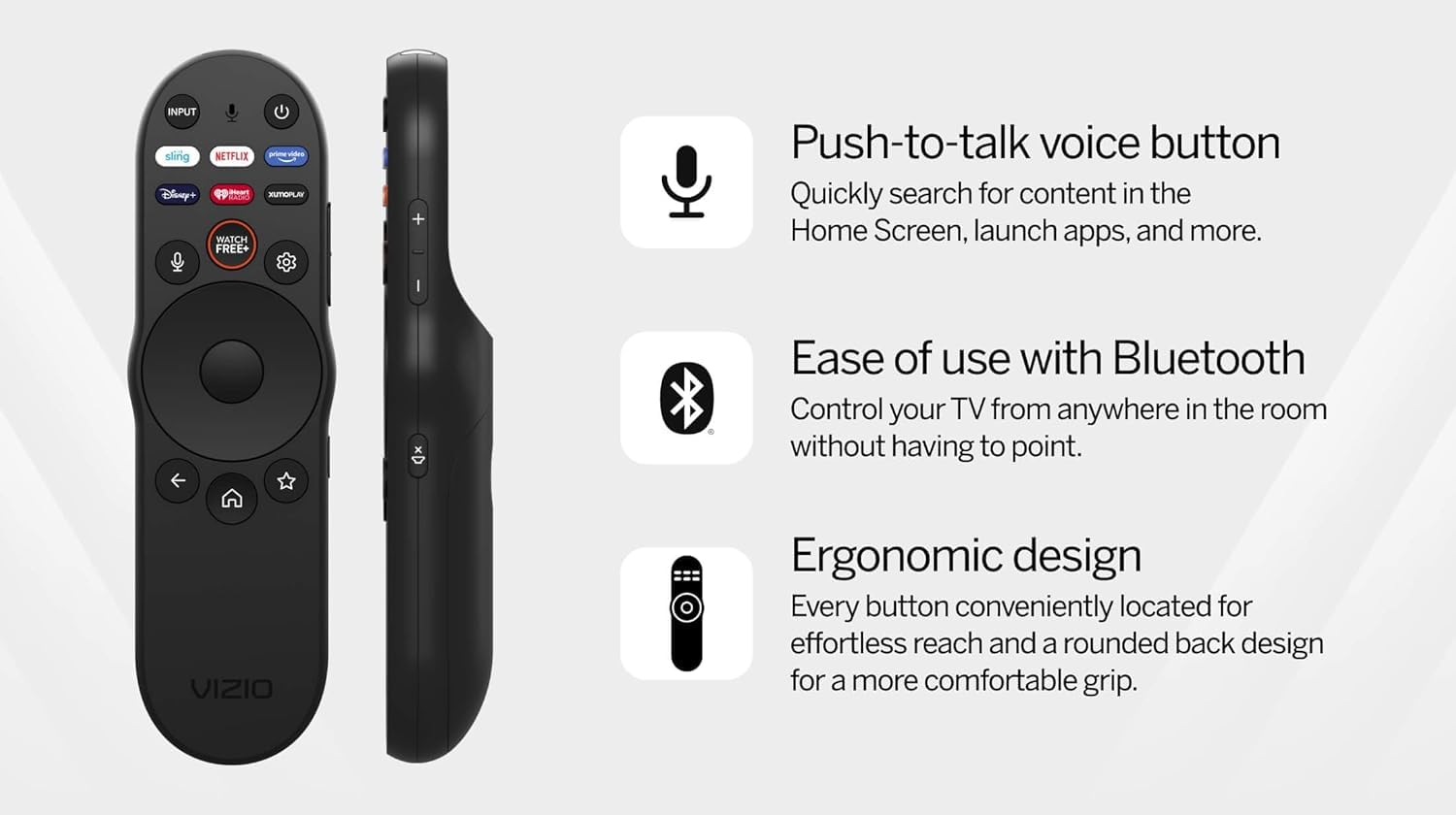 Dell Vrtx Telecomando Originale XRT270 Per TV Vizio - Compatibile Con Modelli XRT260, V755-J04, Bluetooth Telecomando XRT270 Per Vizio XRT260 V755 -J04