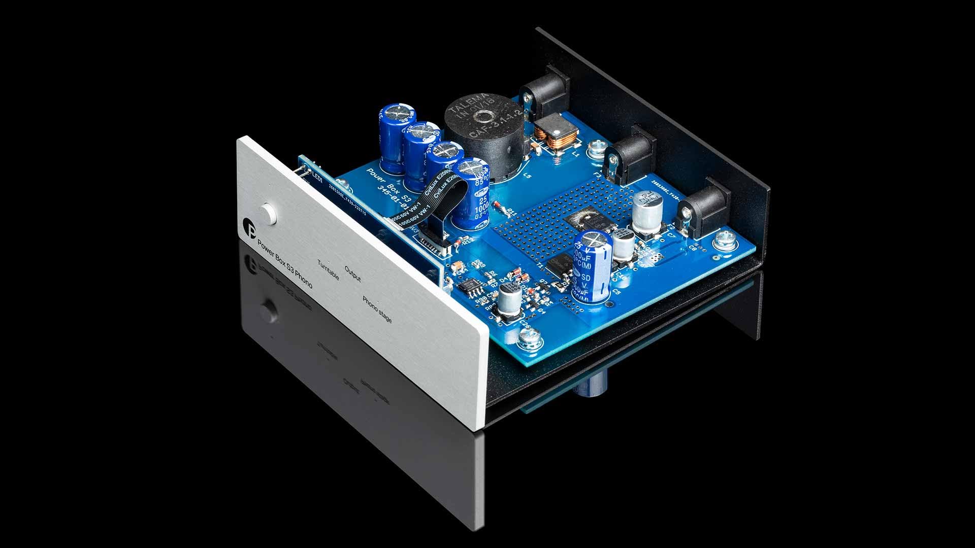 Pre Amplificatore Phono Giradischi Pro-Ject Power Box S3 Phono - Filtro  Alimentazione Per Giradischi, Argento, Alluminio Pro Ject Power Box S3, image size:1920x1080