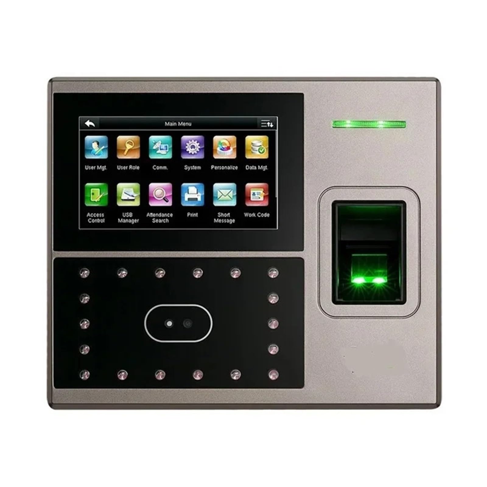 Lettore facciale Controllo accessi biometrico Riconoscimento Impronte digitali Macchina rilevazione presenze Orologi marcatempo for dipendenti Azienda,Soluzione per ufficio robusta