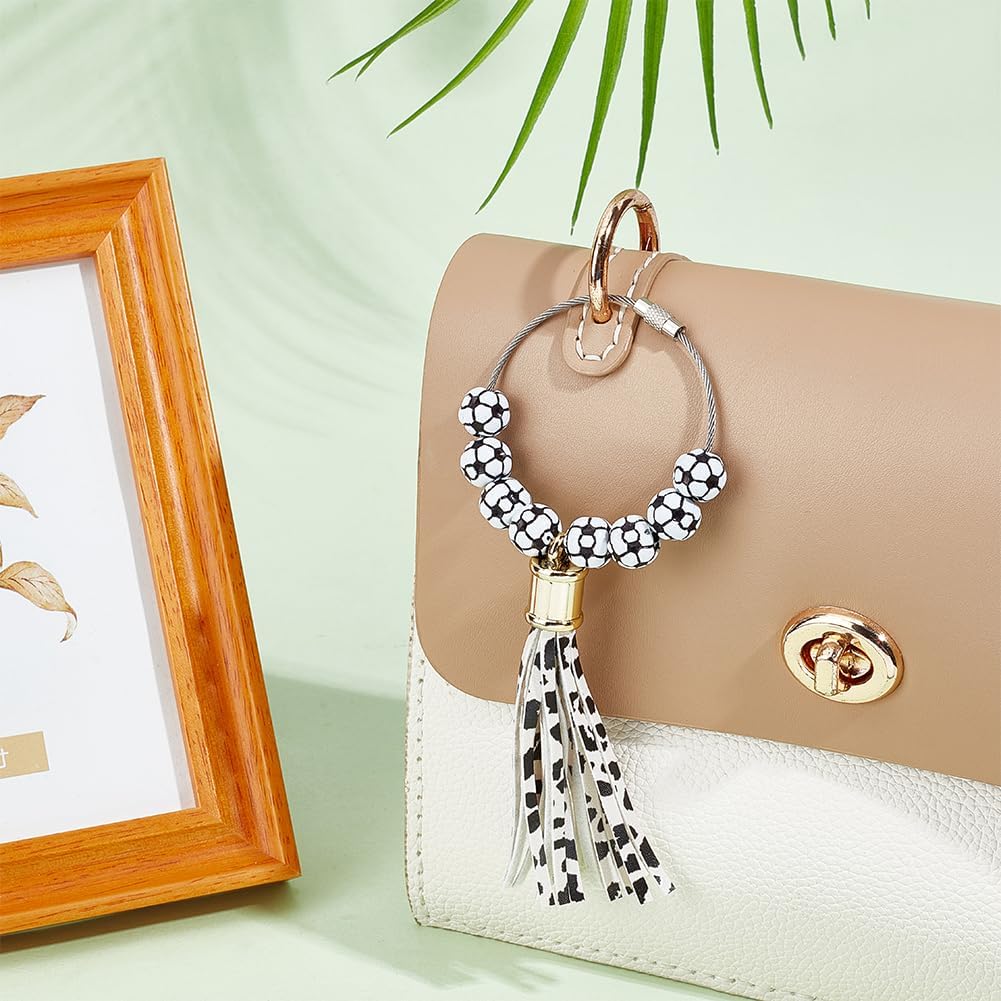 Beebeecraft Bogg Tassel Sports Bag Charms Purse Decorative for Bogg Beach Bag Tote Key Chain Player Gifts