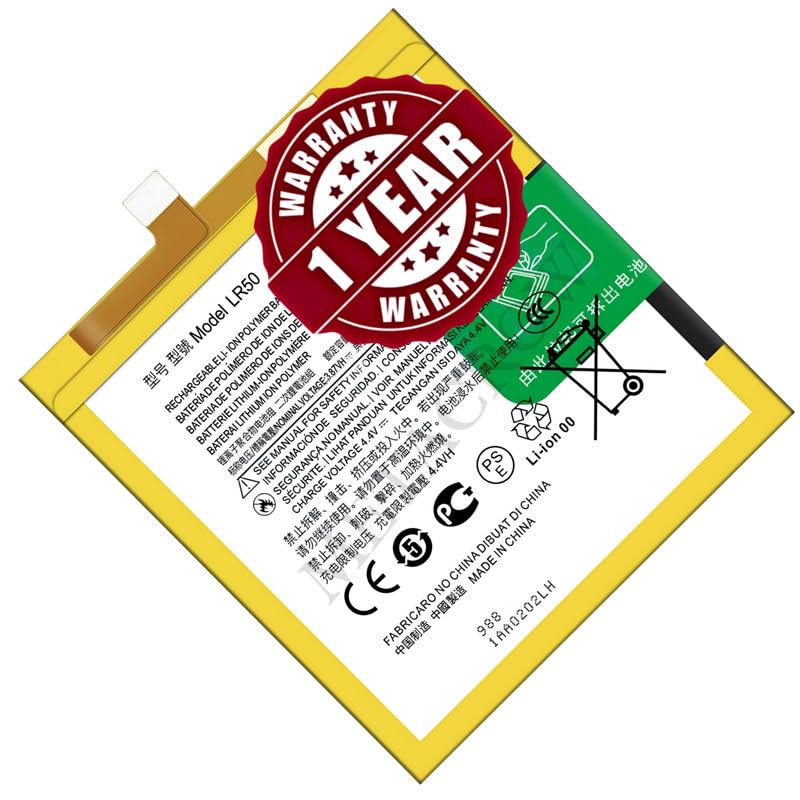 Image of Original LR50 Battery Compatible for Motorola Moto Edge 2020 (XT2063-2, XT2063-3) - (4500mAh) - 1 Year Warranty JK1