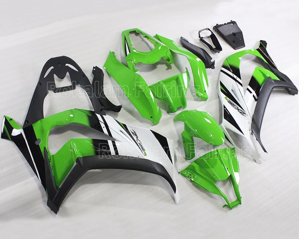 For Kawasaki Ninja ZX10R 11 12 13 14 15 Bodywork ZX 10R ZX-10R 2011 2012 2013 2014 2015 Green Fairing Kit (Injection molding)