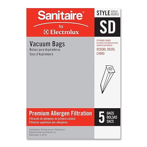 Miniatura 3 de EUREKA 63262B10 Sanitaire Series - Bolsas de repuesto para aspiradora vertical, paquete de 5 unidades