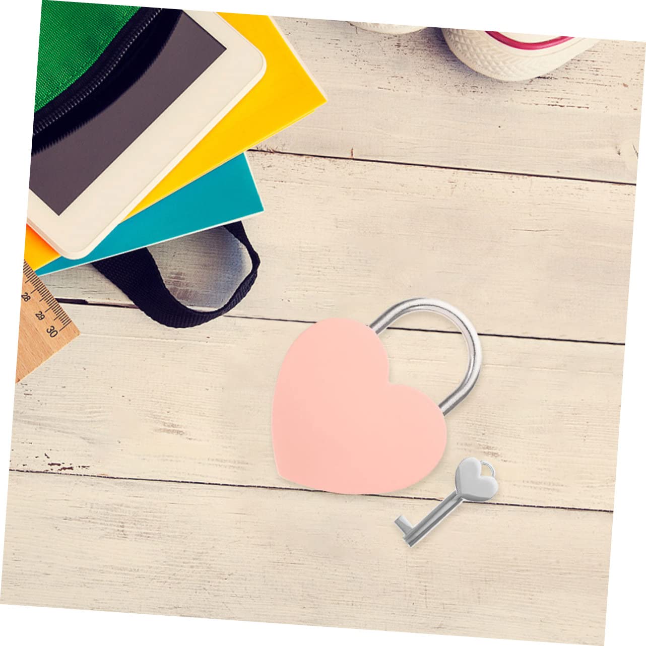 Gadpiparty 6sets Lucchetti Forma Di Cuore Per Valigie Lucchetti Decorativi Per e Sicurezza Per Tour e Regali Romantici Design Elegante e Compatto Per Viaggiare