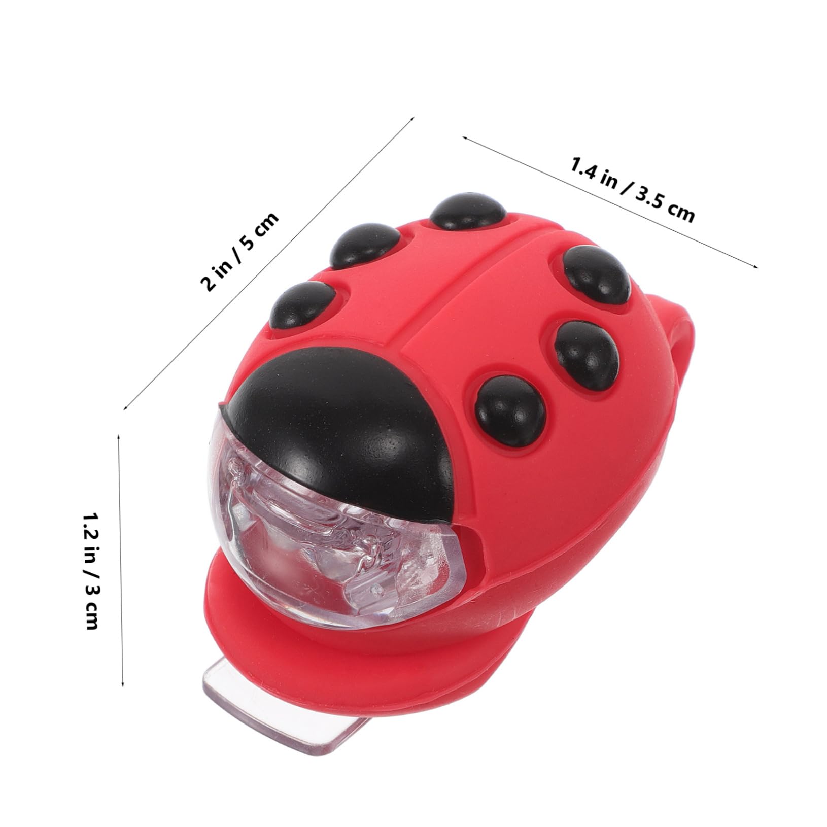 Abaodam Led Ladybug Bike and Girls Scooter Light Night Riding Bicycle Tail Safety for Boys and Girls