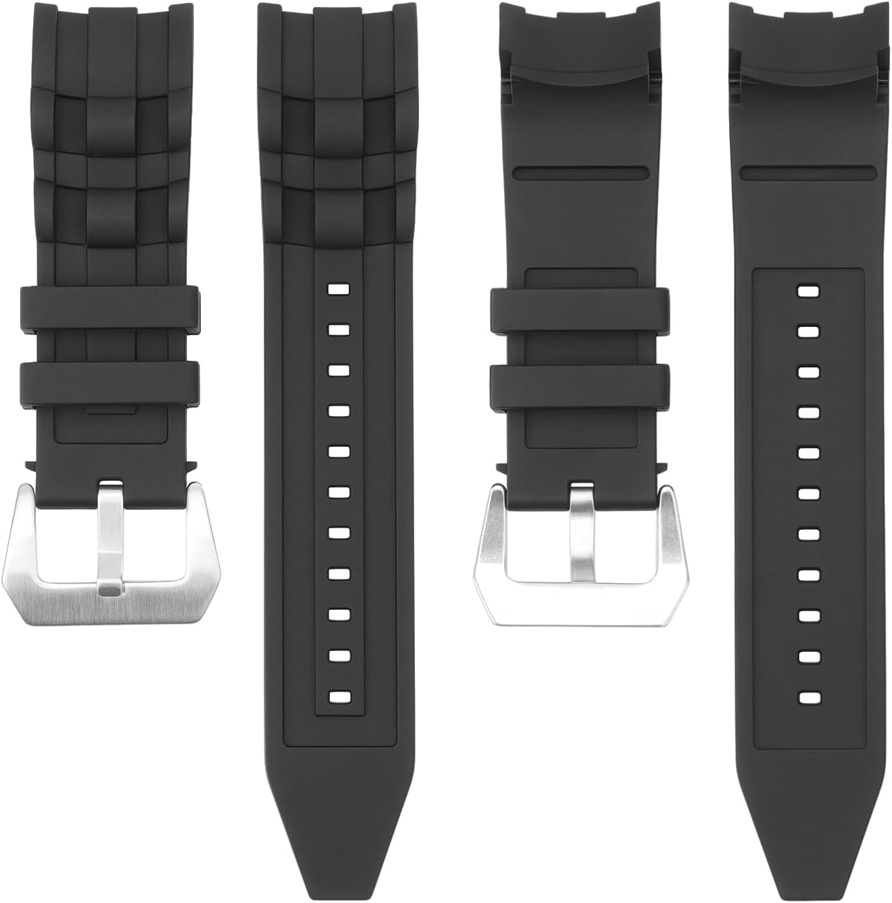 26mm Watch Band Compatible with Invicta, Soft Silicone Rubber Replacement Wrist Strap for Invicta Pro Diver Watch Straps