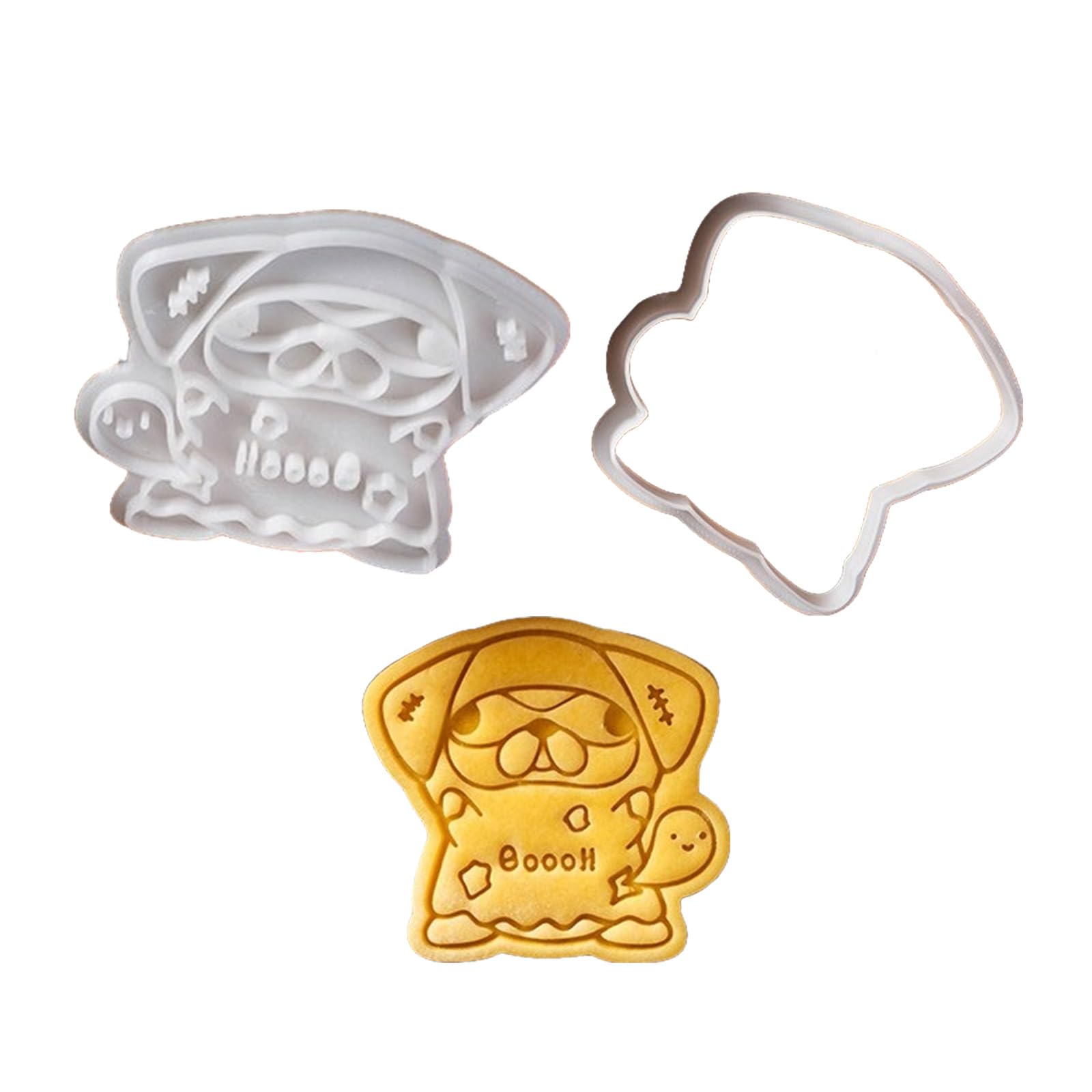Buxuaaaa Pressable Biscuit Molds Cookie Molds Dog Shape Small Biscuit Cutter Cookie Making Tool Present for Bakings Enthusiasts Dessert