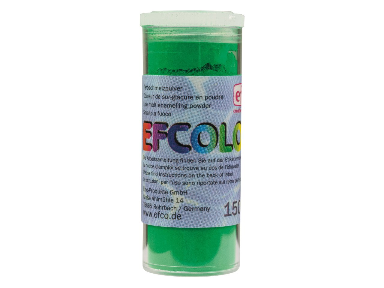 Efco Lor 10 Ml Deckendes Emaillierpulver – Hellgrün, Für Niedrige Temperaturen