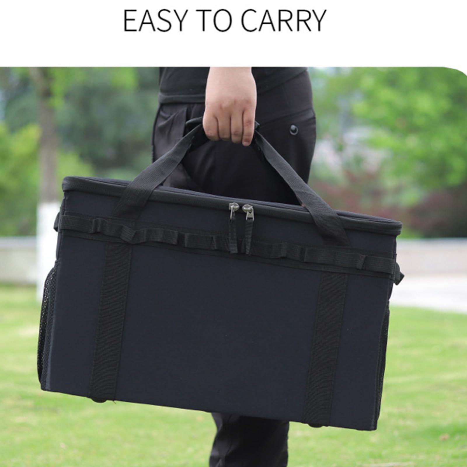 Bolsa de almacenamiento de utensilios de camping a prueba de agua para exteriores, bolsas de gran capacidad, bolsas de picnic, utensilios de viaje, bolsas de transporte para picnic, vajilla