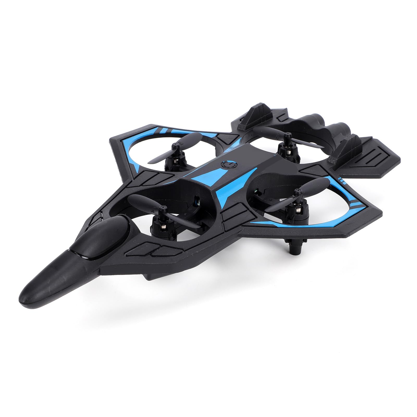 RC Aircraft Airplane, 360 Flip, Altitude Hold, 3 Speeds LED Light, 6 Channel Remote Control, 7-14 Teens, Handle Controller, Easy to Fly (Blue)