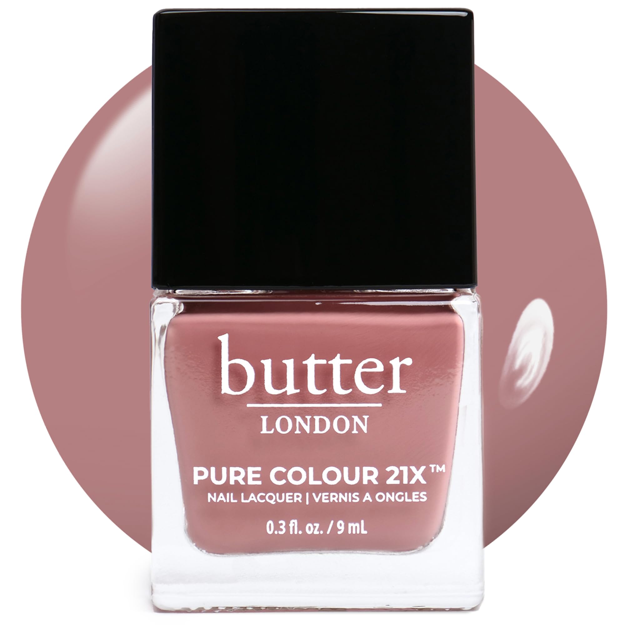 butter LONDON PC21X Nail Lacquer Polish - Fast-Drying Long Lasting Color with Gel-Like Finish Chip-Resistant Nail Lacquer Helps