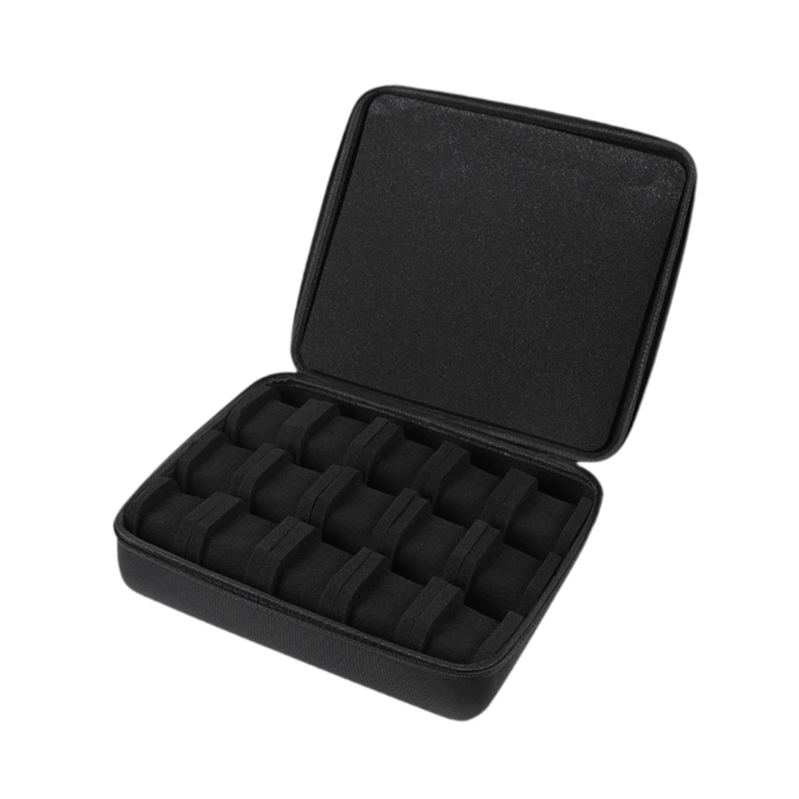 Boîte de Rangement pour Montre Connectée, Boîte de pour Montres, Hommes et Femmes, Organiseur de Transport pour Montres-Bracelets
