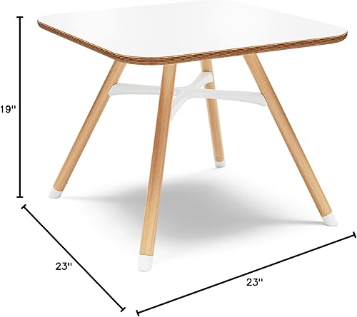 Miniatura 9 de Lalo La mesa de juego, mesa preescolar de madera y actividades para niños con superficie fácil de limpiar, instalación rápida y fácil, segura y