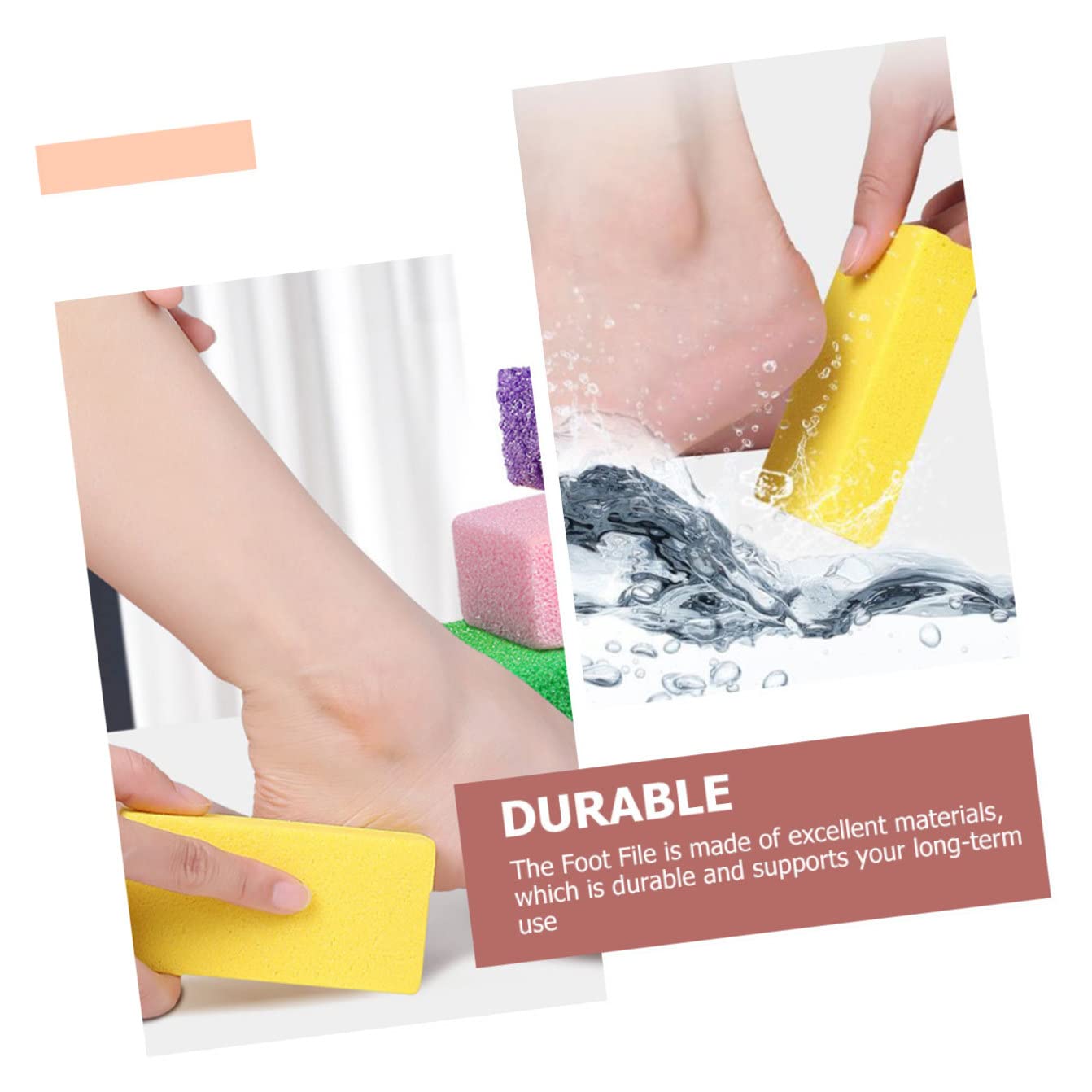 minkissy 24pezzi Professionale Di Raspa Per Piedi Esfoliante Mano Rimozione Morta Strumento Pedicure Ergonomico Colori Vivaci Per Dei Piedi