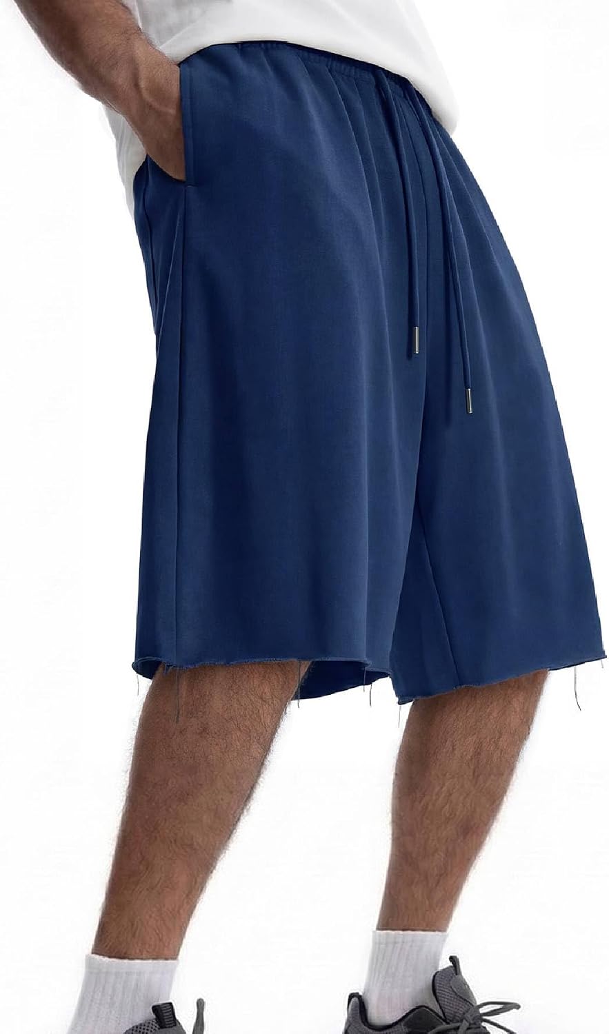 Men's Baggy Sweat Shorts Workout SweatShorts with Pockets 2026