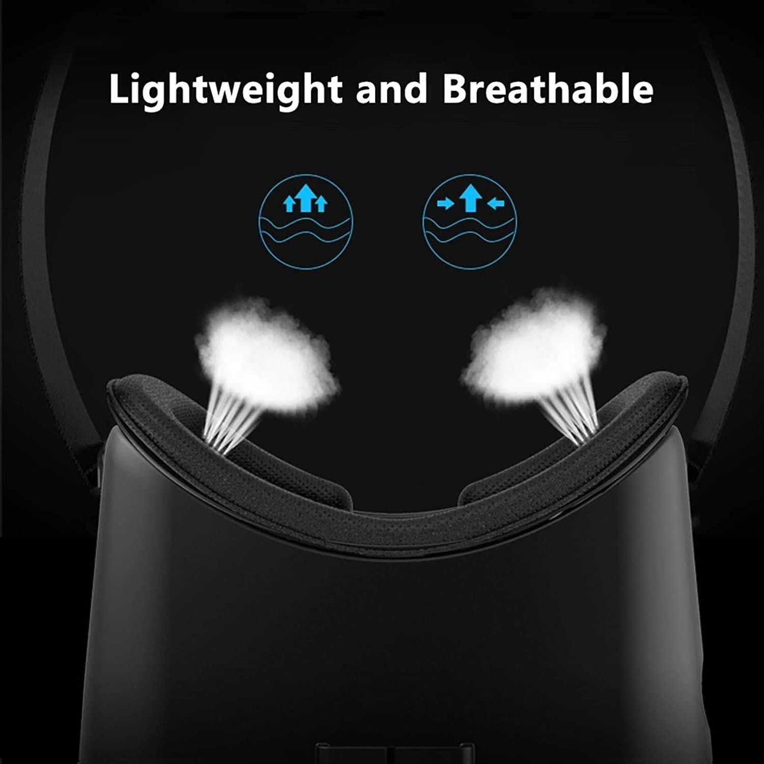 VR Auriculares 3D Gafas Gafas HD Auriculares de Realidad Virtual Compatible con iOS y Teléfono Android Eye Protegido Suave y cómoda Distancia Ajustable para teléfonos 4.7-6.1"