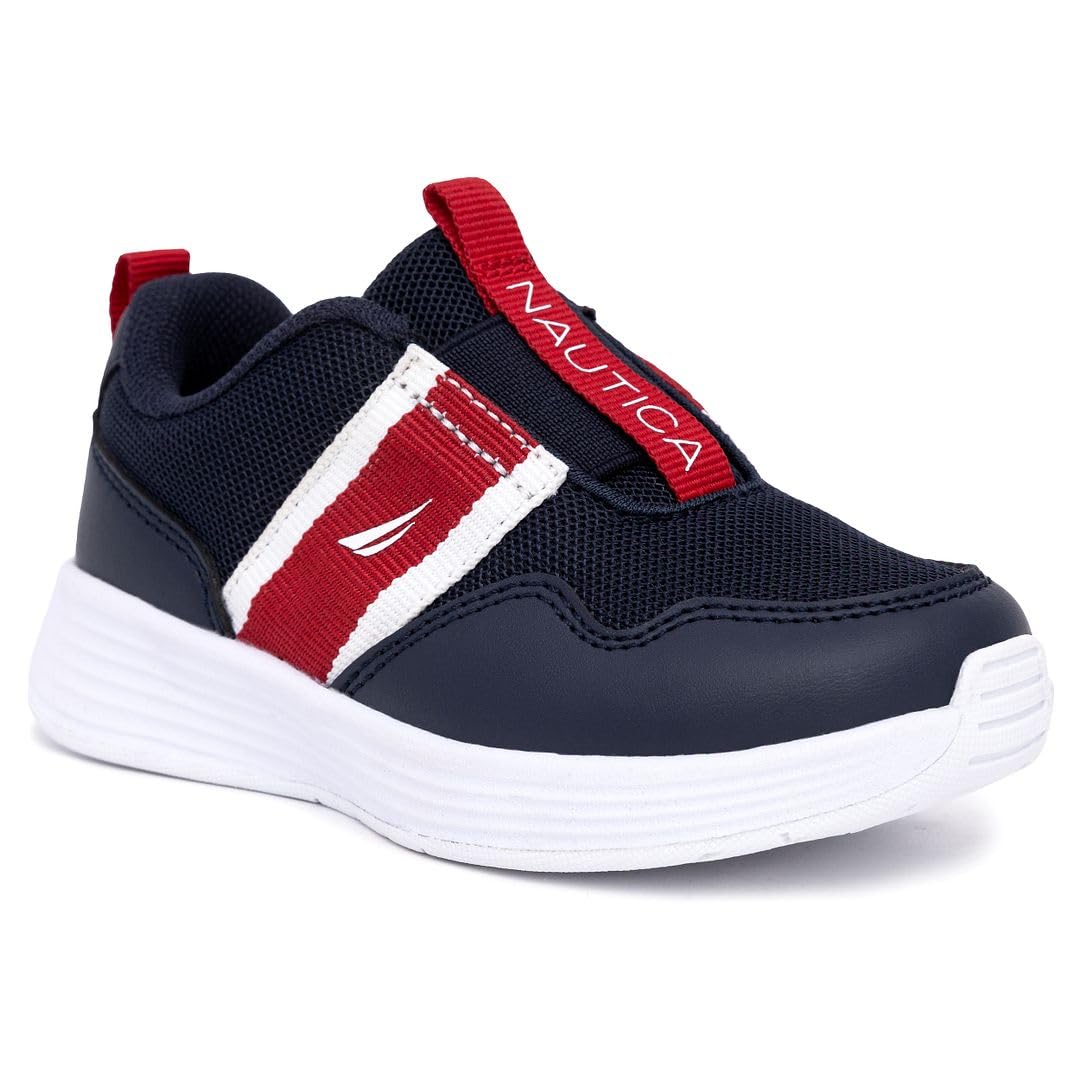 Nautica Kids Slip-On Sneakers: Stylish and Comfortable Athletic Shoes for Boys and Girls in Toddler and Little Kid Sizes