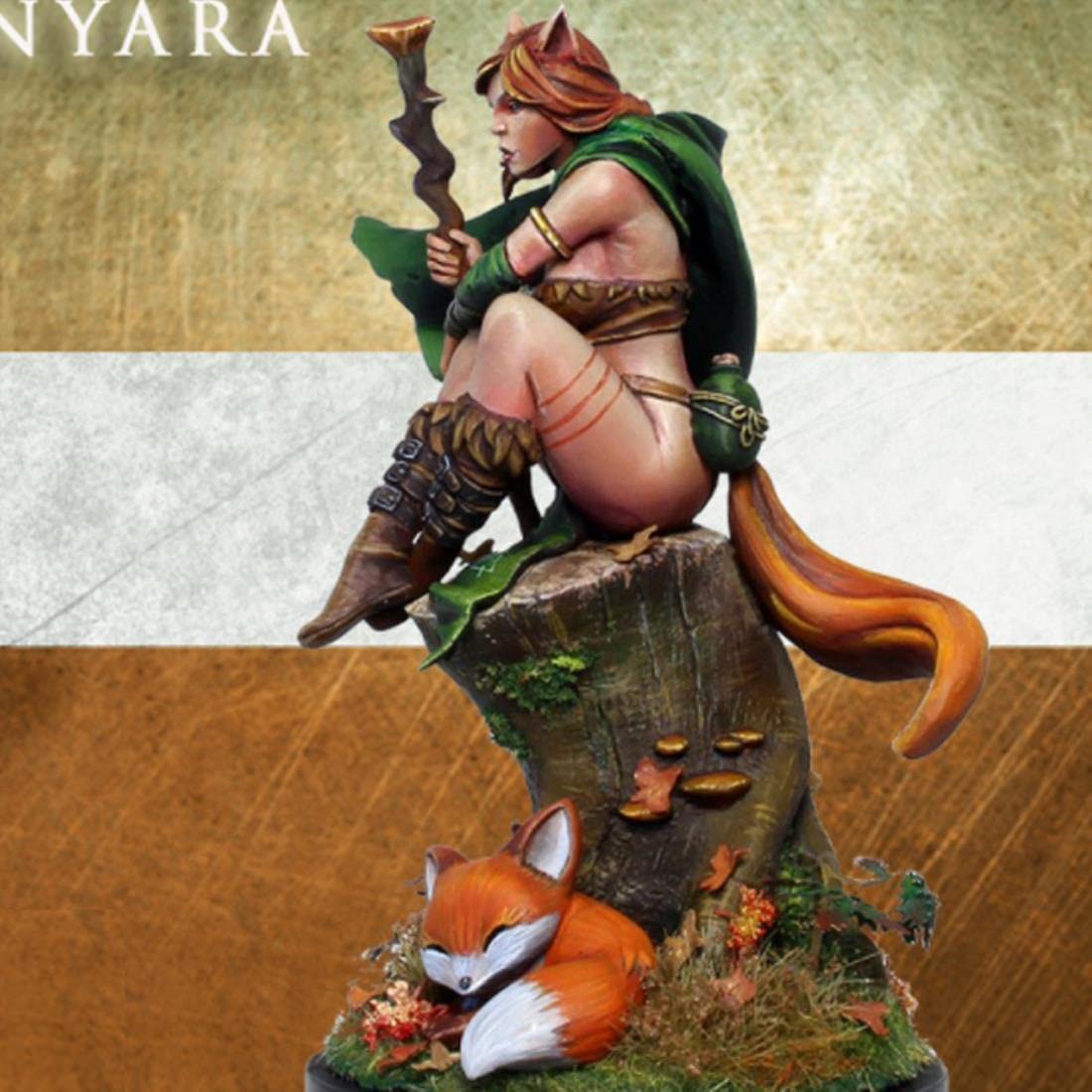 1/24 Figura del Modello in Resina GK, Nyara, Tema Fantasy, Kit smontato e Non Dipinto