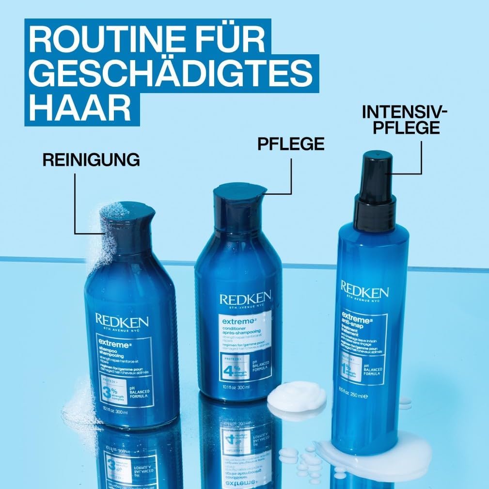 Redken Haarpflege für alle Arten von Haarschäden, Repariert und regeneriert, Anti Haarbruch, Extreme Cat, 1 x 150 ml