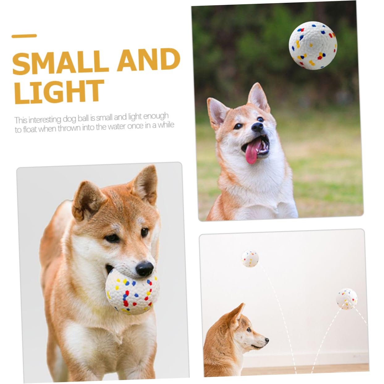 POPETPOP 4 Stück Hüpfender Ball Schmeiß Es Eier Bälle Für Hunde Beißspielzeug Für Welpen Welpen-backenzahnkauer Welpenkaustock Welpenzahnplüsch Interaktive Kugel Groß E-TPU-Material