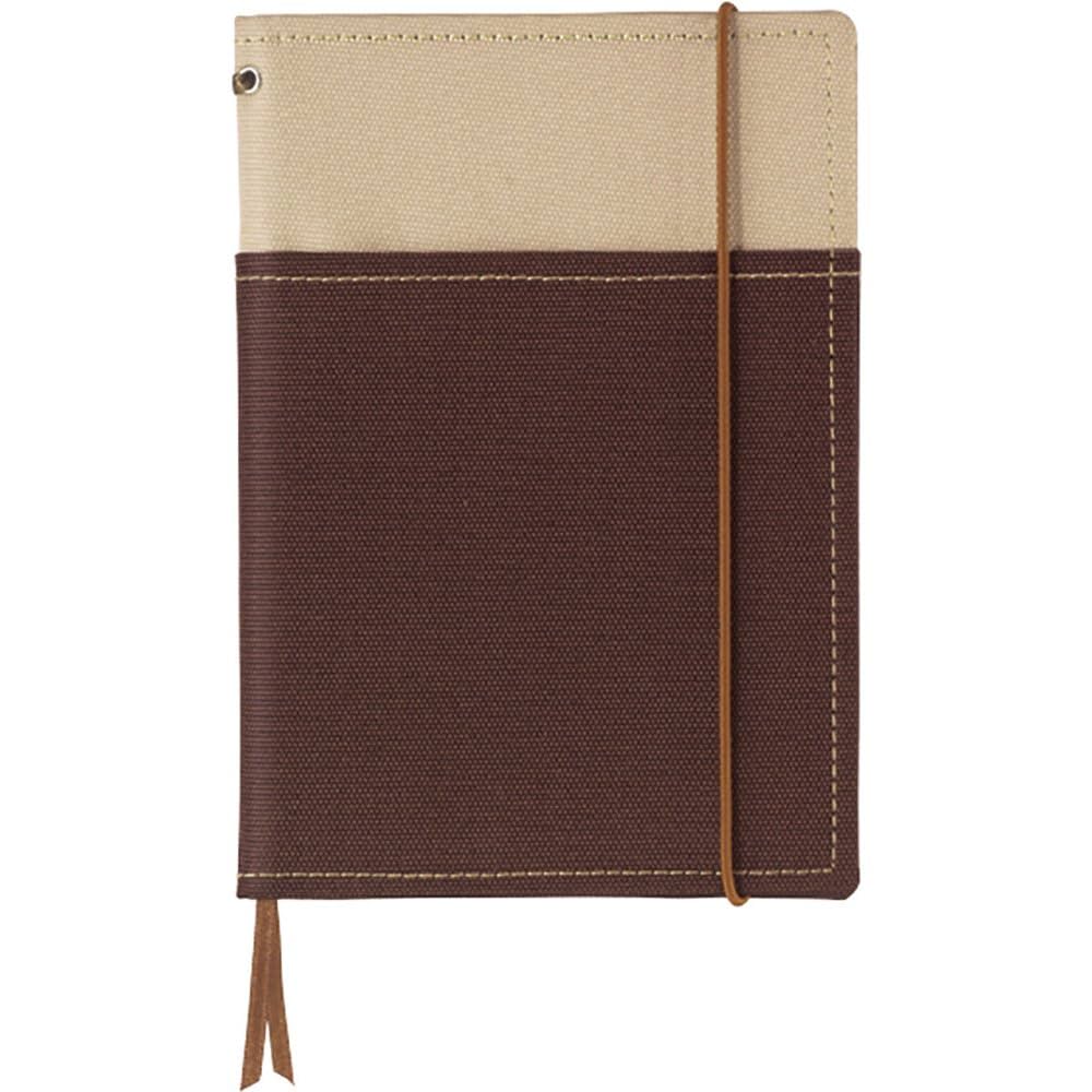 Amazon | コクヨ ノート ノートカバー システミック A6 茶 B罫