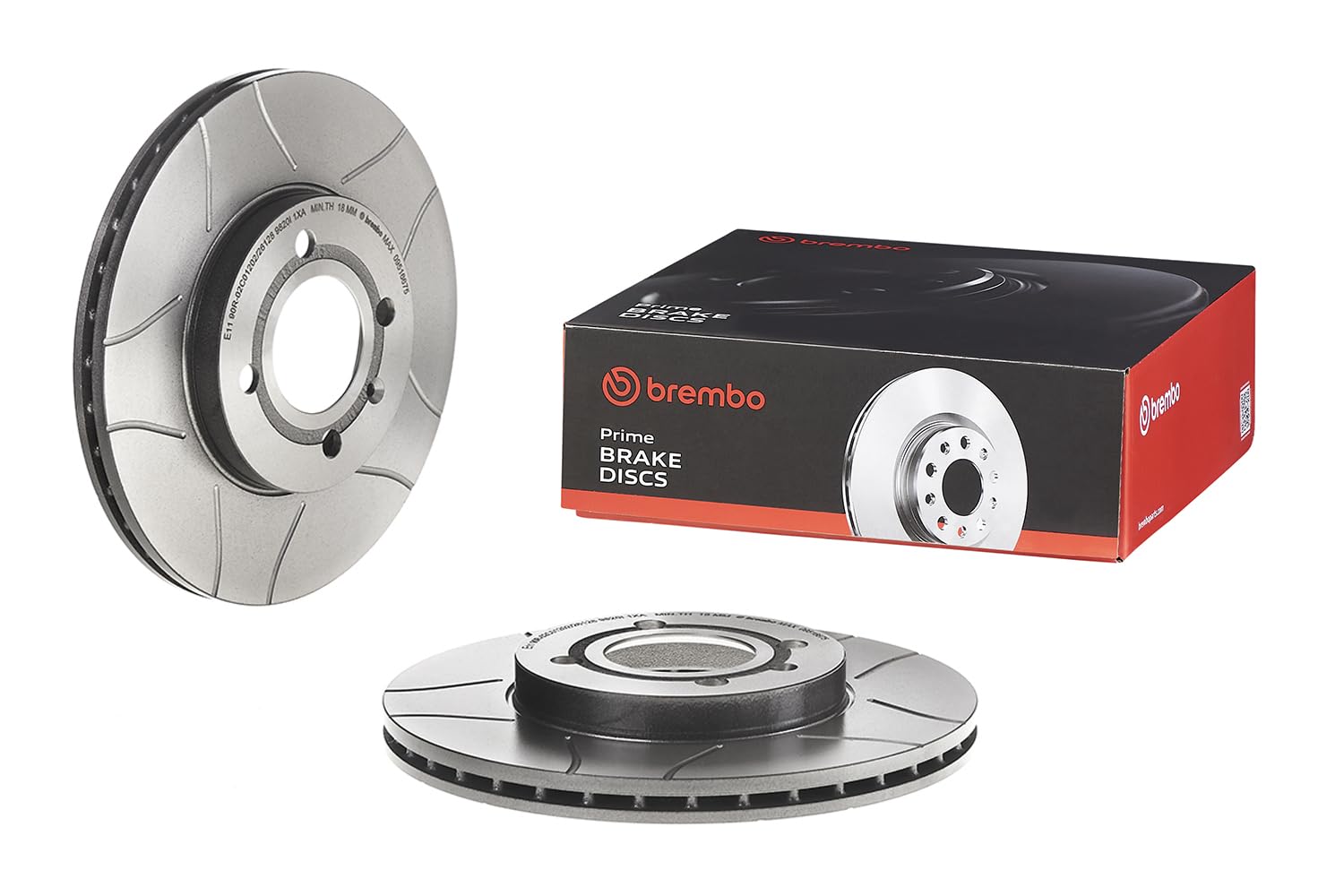 Brembo Max 09.5166.75 - Disco Freno Baffato (Set di 2) - Anteriore