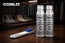 Mr Coblo Nubuck & Suede Shoe Polish Renovator Spray 2 x 125ml for Shoes, Boots & Bags | Restores Color, Revives Texture & Protects Suede & Nubuck Leather | Includes Cleaning Brush | Grey | Pack of 2 gallery image