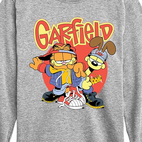 HYBRID APPAREL - Garfield - GARF and Odie Logo - Toddler & Youth Long Sleeve Graphic T-Shirt3