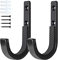 Vista 1 de Poskad Soporte de pared para pistola, ganchos horizontales para rifle para cualquier rifles, escopetas y arco de tiro con arco, acero resistente