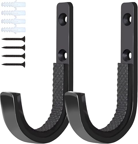 Poskad Soporte de pared para pistola, ganchos horizontales para rifle para cualquier rifles, escopetas y arco de tiro con arco, acero resistente