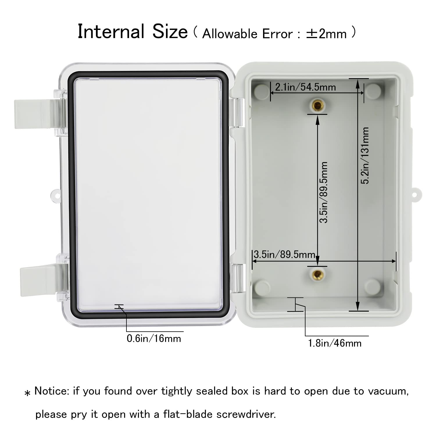 Waterproof Electrical Box - IP65 Project Box -2 Waterproof Electrical Box - IP65 Project Box -2