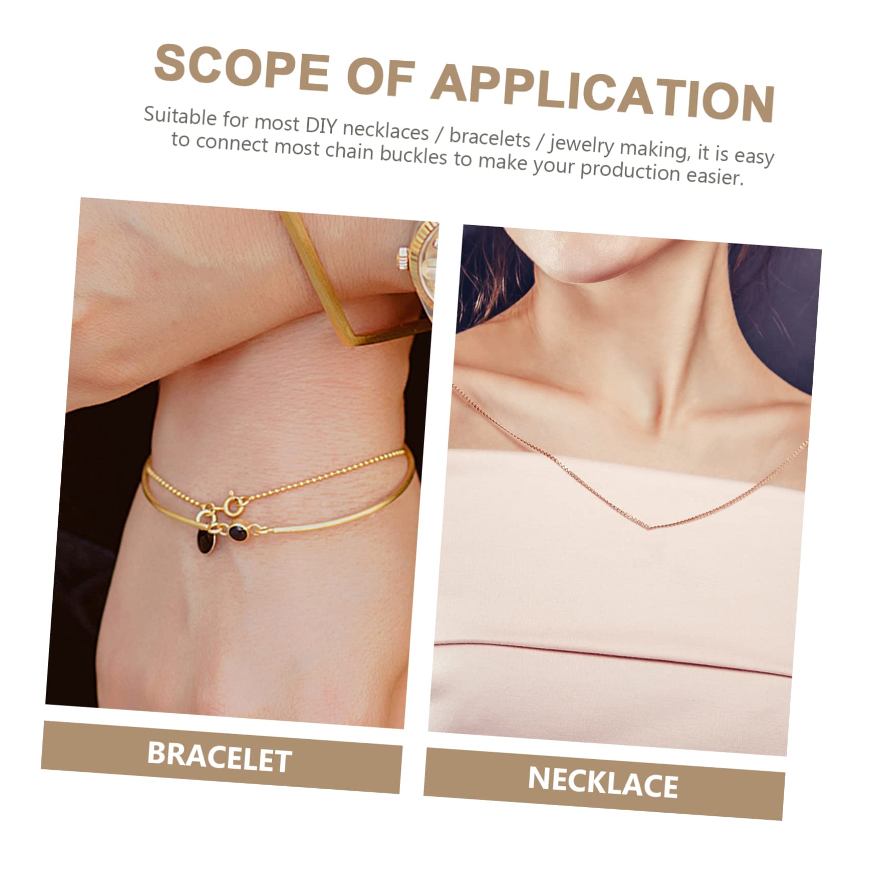 Lurrose 48stücke Magnetverschlüsse Für Schmuck Langlebige Magnet-clips Für Armbänder Und Praktische Verbindungselemente Für Kreative Schmuckherstellung